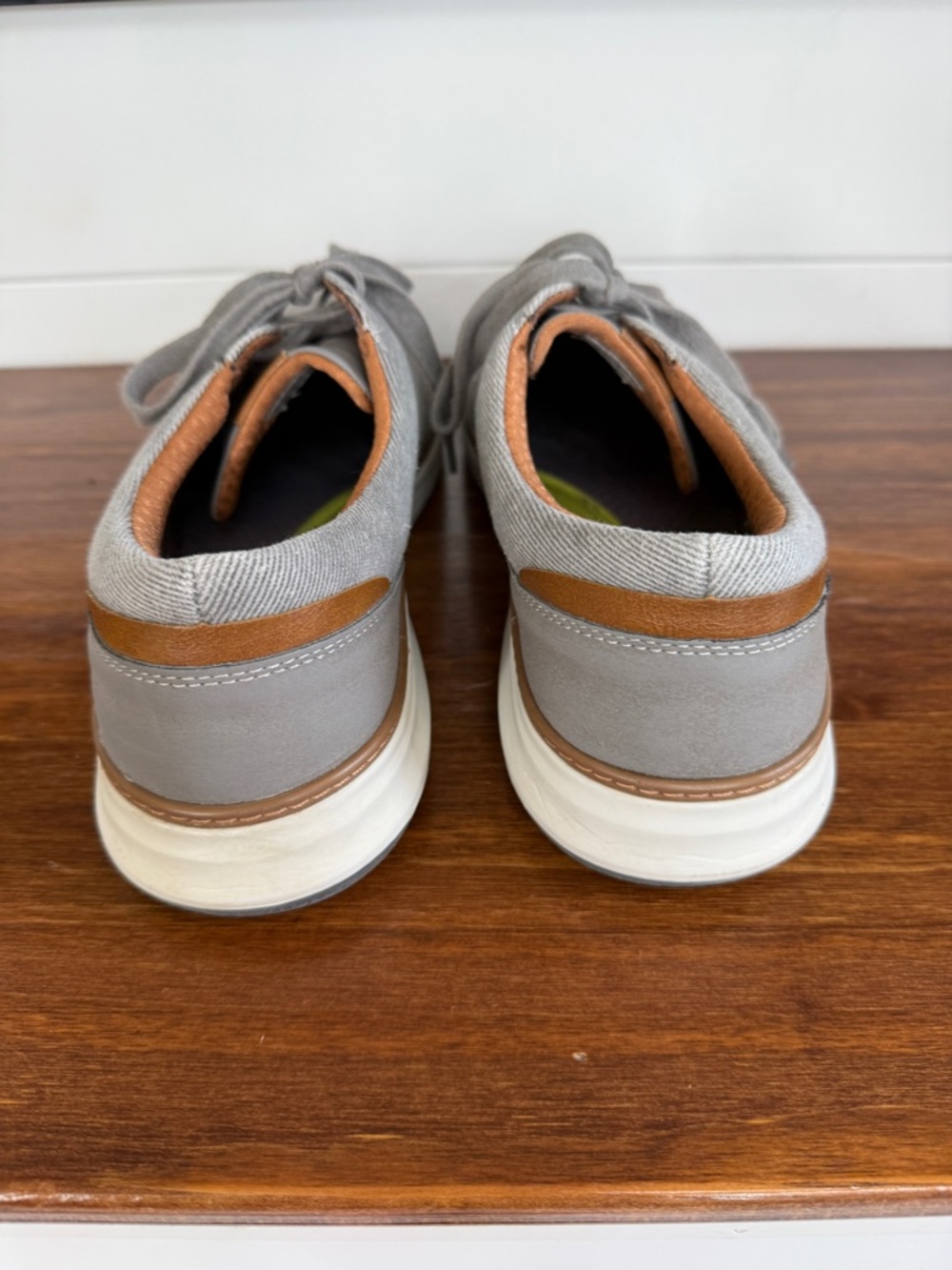 Skechers Size 12 Gray Casual Sneakers Lace-Up Comfort Lightweight Men’s Shoes - Picture 4 of 7